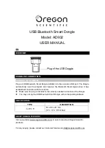 Oregon Scientific AD932 User Manual preview