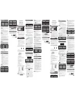 Предварительный просмотр 2 страницы Oregon Scientific Alize BAR268HG User Manual