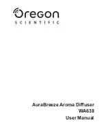 Предварительный просмотр 1 страницы Oregon Scientific AuraBreeze WA638 User Manual