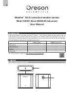 Oregon Scientific BAR228 User Manual предпросмотр