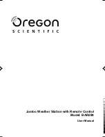 Oregon Scientific BAR289 User Manual preview