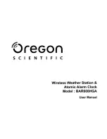 Oregon Scientific BAR608HGA User Manual preview