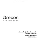 Предварительный просмотр 20 страницы Oregon Scientific BAR623PA User Manual