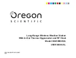 Oregon Scientific BAR898HGA User Manual preview