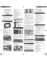 Oregon Scientific BARM699A Manual preview