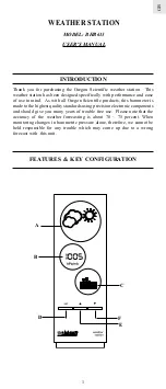 Oregon Scientific BHB613 User Manual preview