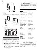 Предварительный просмотр 4 страницы Oregon Scientific BHR616 User Manual