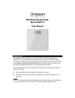 Oregon Scientific BW121 User Manual preview