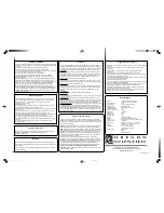 Предварительный просмотр 2 страницы Oregon Scientific DS3868 User Manual