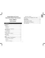 Preview for 1 page of Oregon Scientific EMR211 User Manual