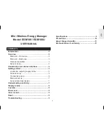 Oregon Scientific ESM100 User Manual preview