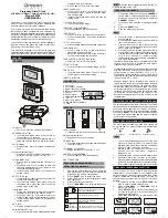 Oregon Scientific EW98 User Manual preview