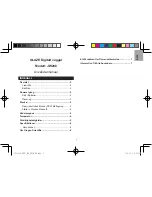 Preview for 53 page of Oregon Scientific Glaze JW208 User Manual