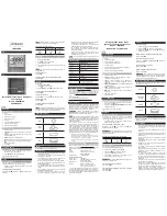 Oregon Scientific JM898WFA User Manual preview