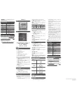 Preview for 2 page of Oregon Scientific JM898WFA User Manual