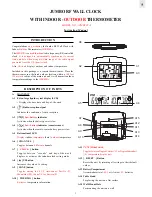 Oregon Scientific Jumbo JMR828A Manual preview