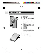 Предварительный просмотр 5 страницы Oregon Scientific MP303 User Manual