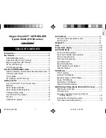 Preview for 1 page of Oregon Scientific OUTBREAKER RA109 User Manual