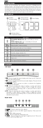 Предварительный просмотр 2 страницы Oregon Scientific PRYSMAchrome BAR292 User Manual