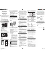 Oregon Scientific RAR601 User Manual preview