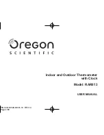 Предварительный просмотр 1 страницы Oregon Scientific RAR813 User Manual