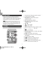 Предварительный просмотр 4 страницы Oregon Scientific RAR813 User Manual