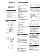 Oregon Scientific RM313PNA User Manual preview