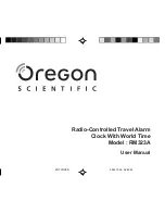 Oregon Scientific RM323A User Manual preview