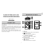 Oregon Scientific RM962A Instruction Manual preview