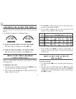 Preview for 4 page of Oregon Scientific RM962A Instruction Manual