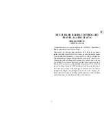 Предварительный просмотр 1 страницы Oregon Scientific RMB383 User Manual