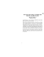 Oregon Scientific RMB383A User Manual preview