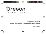 Oregon Scientific RMR500ES User Manual preview