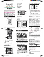 Предварительный просмотр 1 страницы Oregon Scientific RMR683HGA User Manual