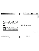 Oregon Scientific S+ARCK PS-M02 User Manual preview