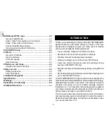 Предварительный просмотр 2 страницы Oregon Scientific Scientific RX109 series User Manual