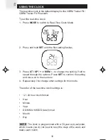 Preview for 16 page of Oregon Scientific SE211 User Manual