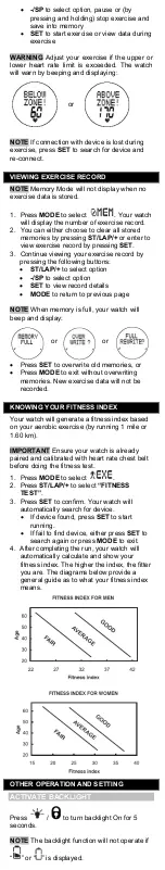 Preview for 4 page of Oregon Scientific SE833L User Manual