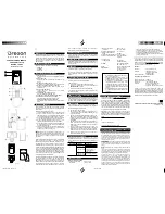 Предварительный просмотр 2 страницы Oregon Scientific THR138 User Manual