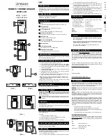 Oregon Scientific THR28 User Manual предпросмотр