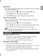 Preview for 11 page of Oregon Scientific TP668 User Manual