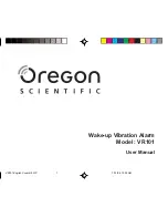 Oregon Scientific VR101 User Manual preview