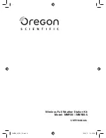 Preview for 12 page of Oregon Scientific Wireless Full Weather Station Kit WMR80 / WMR80A User Manual