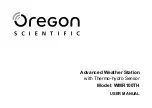 Oregon Scientific WMR100TH User Manual preview