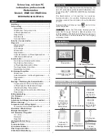 Предварительный просмотр 2 страницы Oregon Scientific WMR180 User Manual