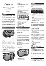 Oregon Scientific WR202 User Manual preview