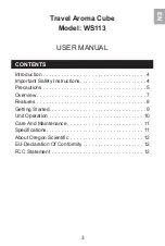 Предварительный просмотр 3 страницы Oregon Scientific WS113 User Manual