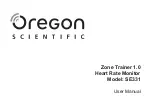 Oregon Scientific ZONE TRAINER SE331 User Manual preview