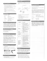 Предварительный просмотр 2 страницы Oregon Scientific ZP338 User Manual