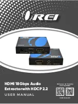 Orei HDA-912 User Manual preview